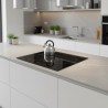 Cata Placa de Inducción INSB 6003 E2 BK, 3 Zonas Cocción, Ancho 59 cm, Control Táctil Deslizante, 9 Niveles Potencia, Funcion Pa