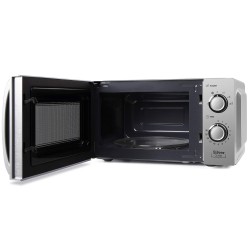 Orbegozo Microondas MI 2118, Color Plata Sin Grill Plateado