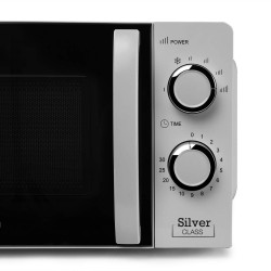 Orbegozo Microondas MI 2118, Color Plata Sin Grill Plateado